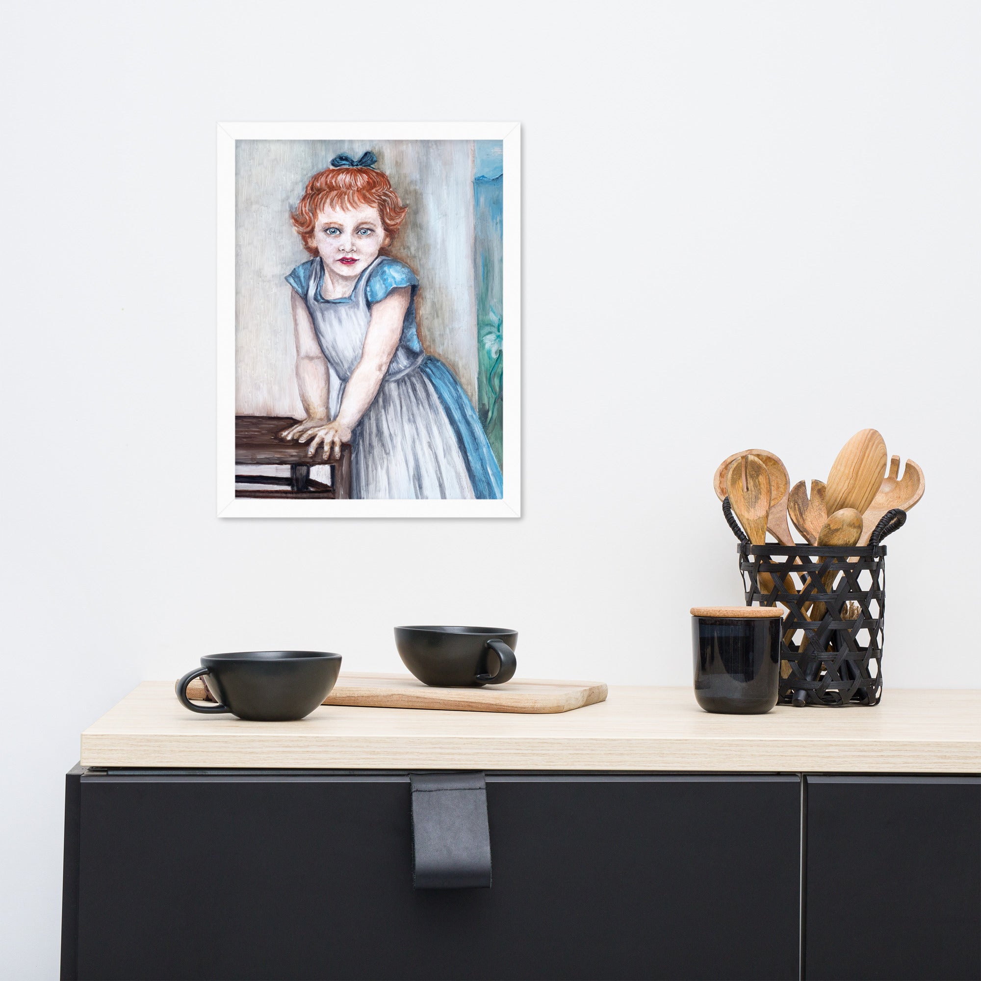 Katie Portrait Framed Poster