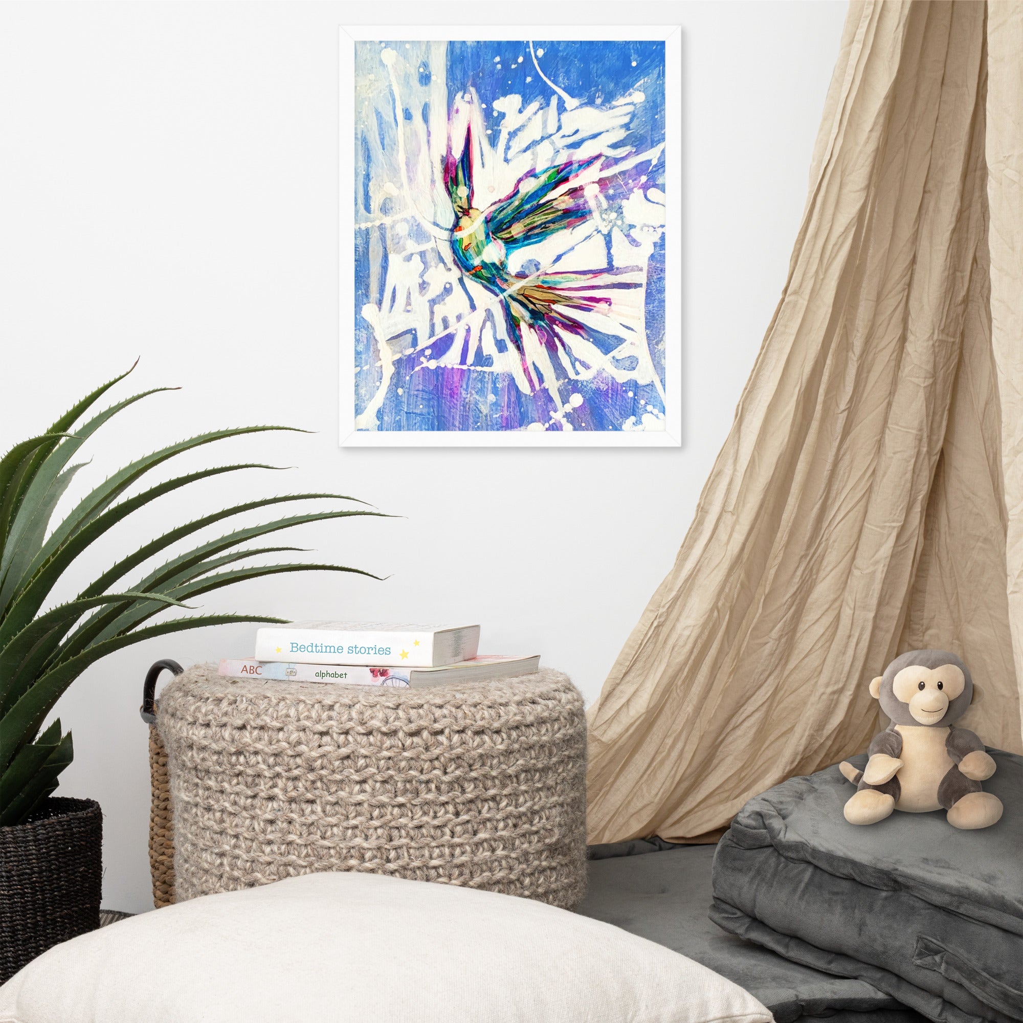 Flight Bird Framed poster