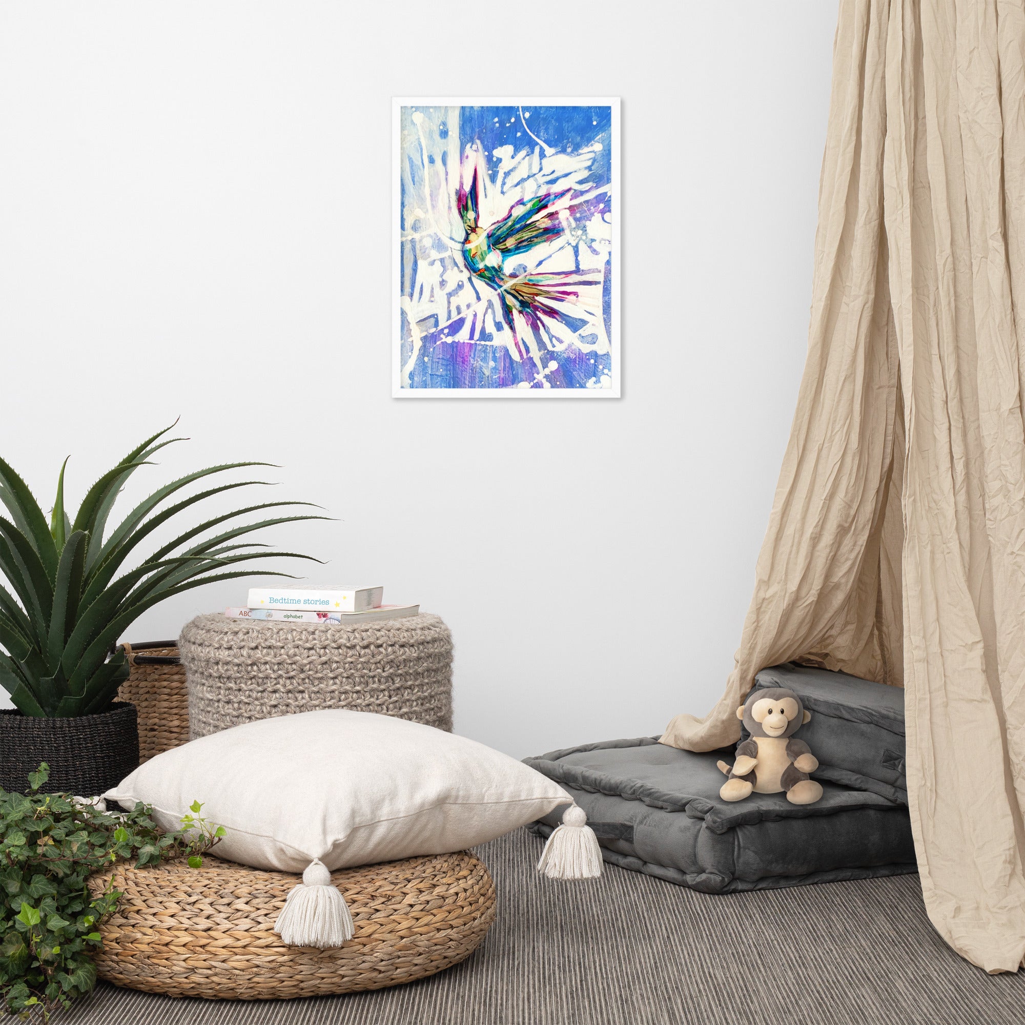 Flight Bird Framed poster