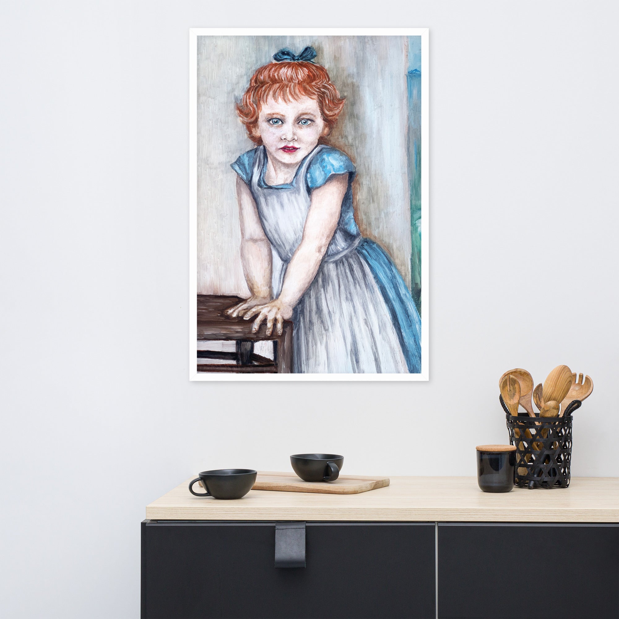 Katie Portrait Framed Poster