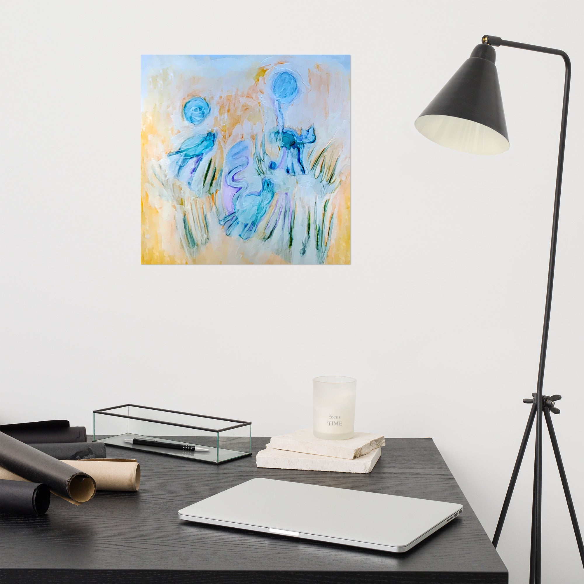 Softly Abstract Wall Art Poster