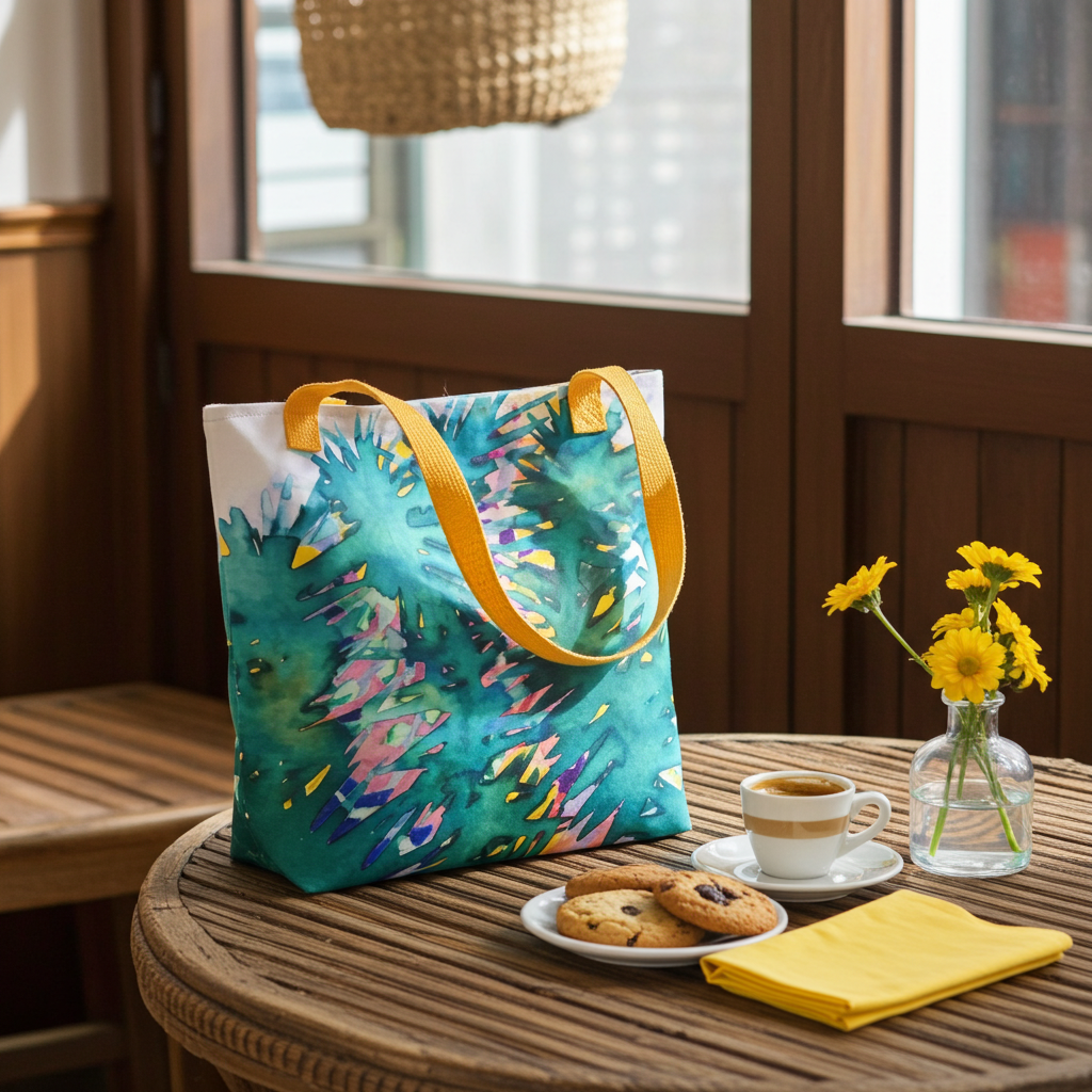 Looking Glass Leaves Tote bag