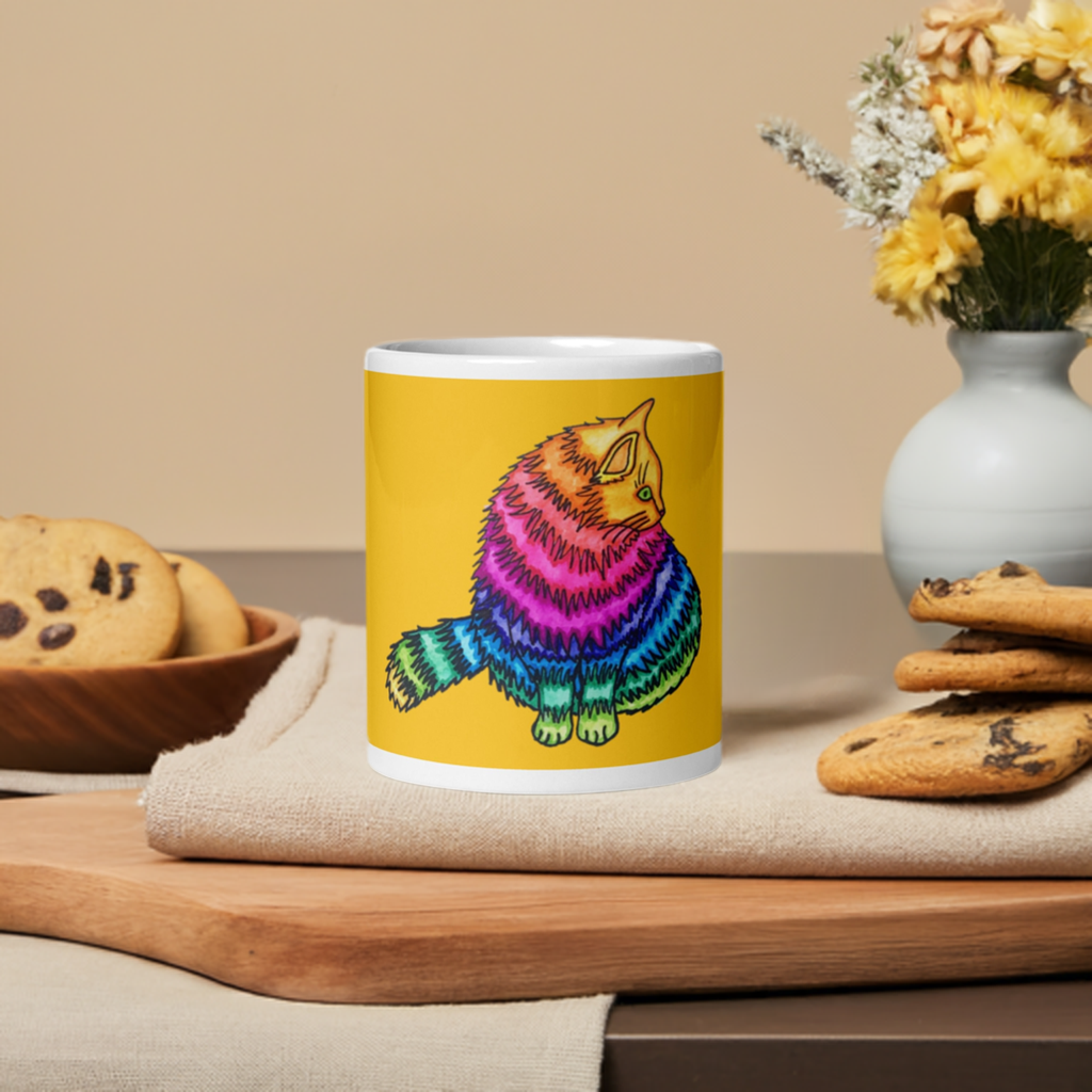 Rainbow Cat Mug