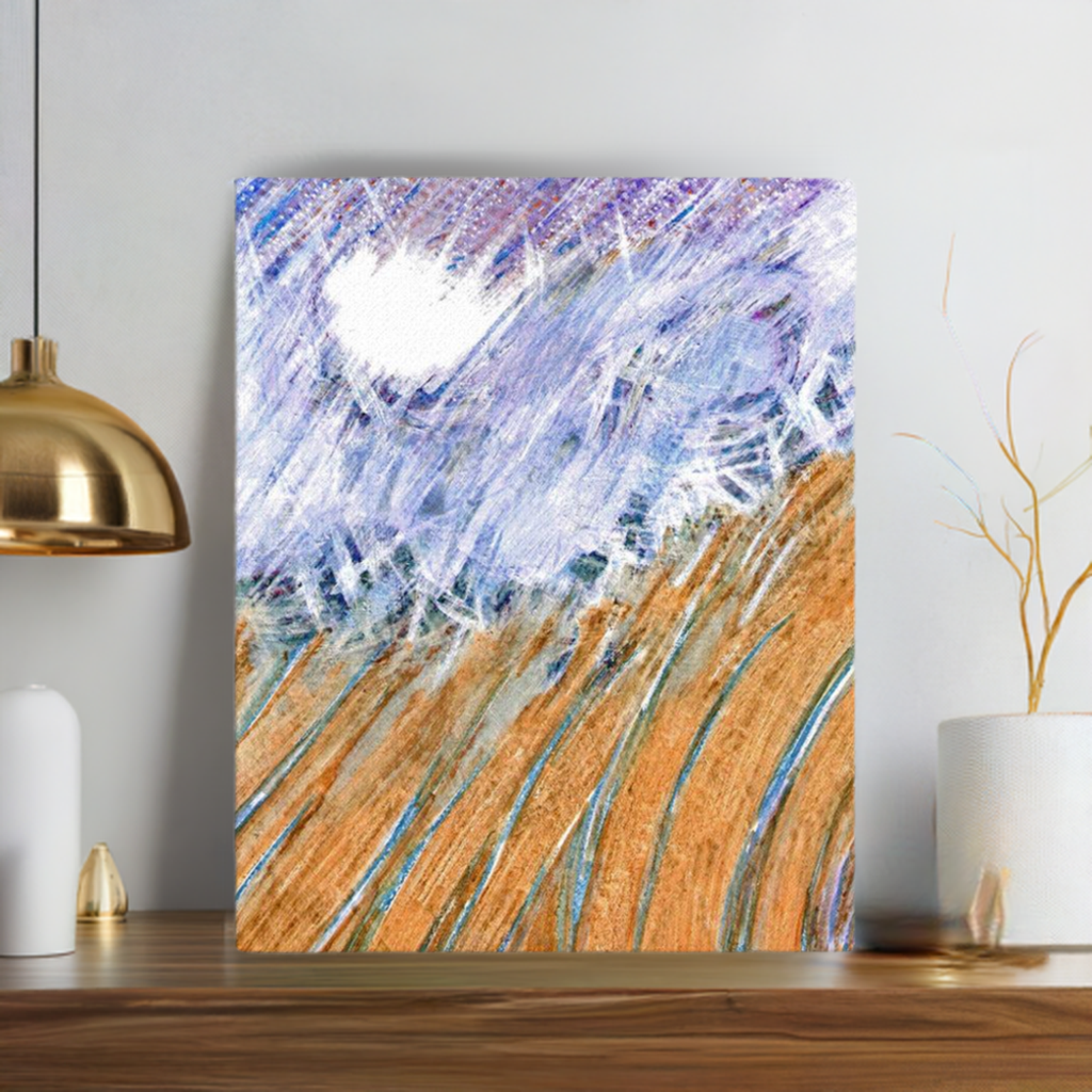 Wisp Abstract Canvas Print Unframed