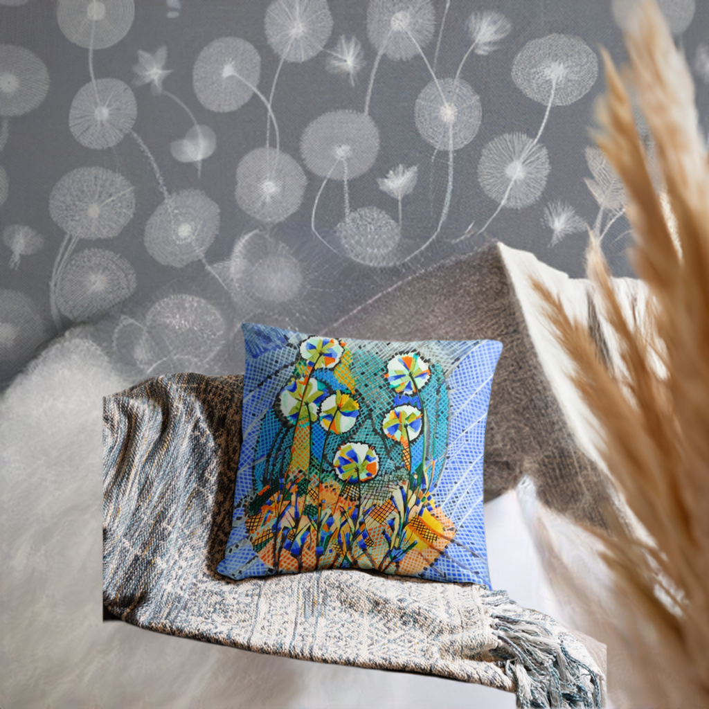 Dandelion Throw Pillow