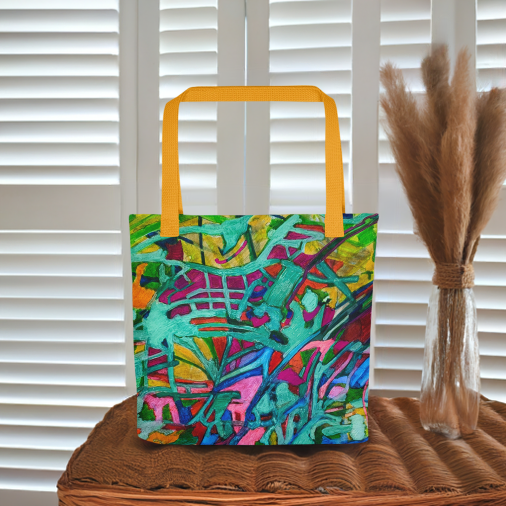 Overgrown Bridge Tote Bag