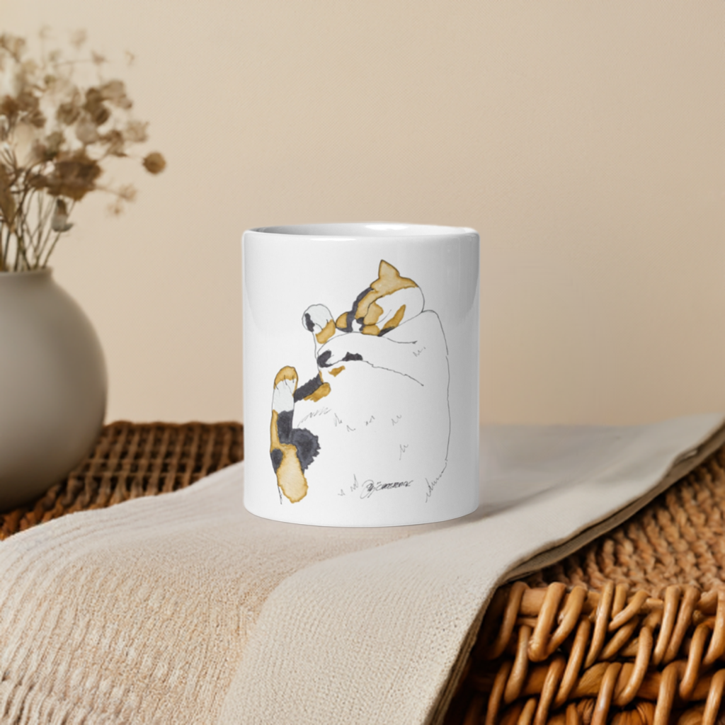 Napping Cat Mug