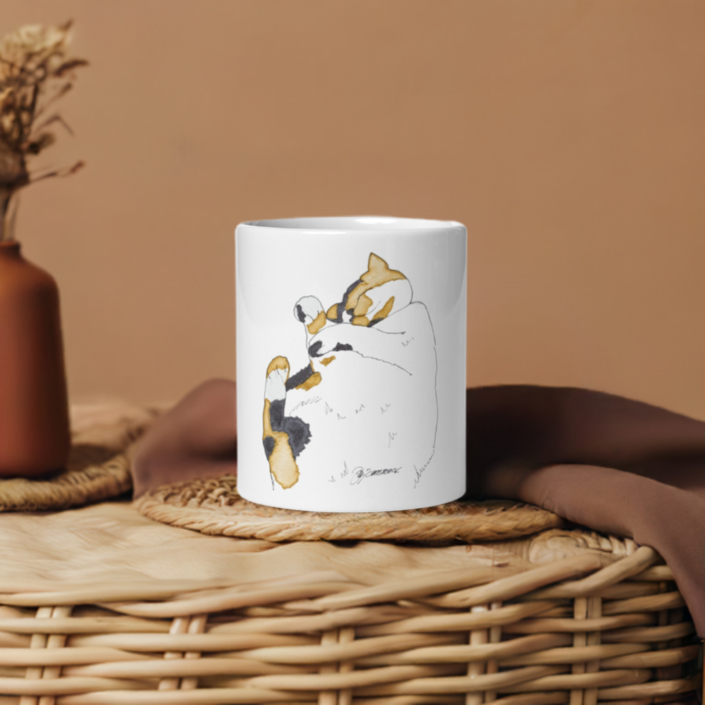 Napping Cat Mug