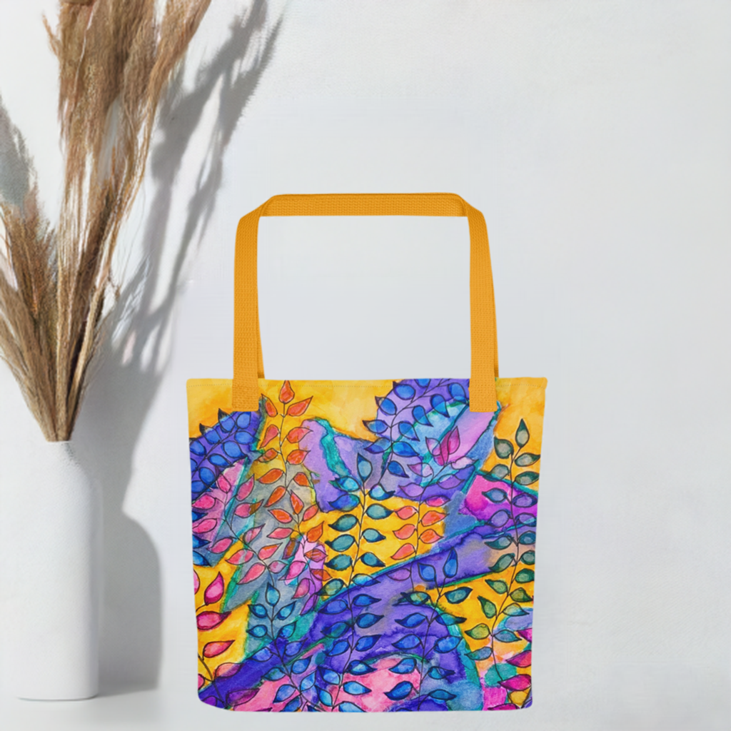 Sunrise Leaves Tote bag