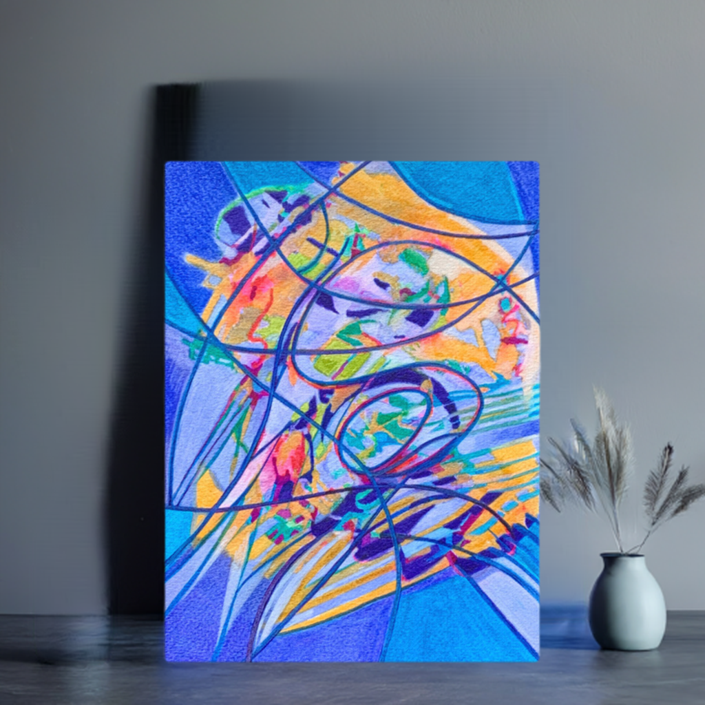Opportunities Abstract canvas print unframed