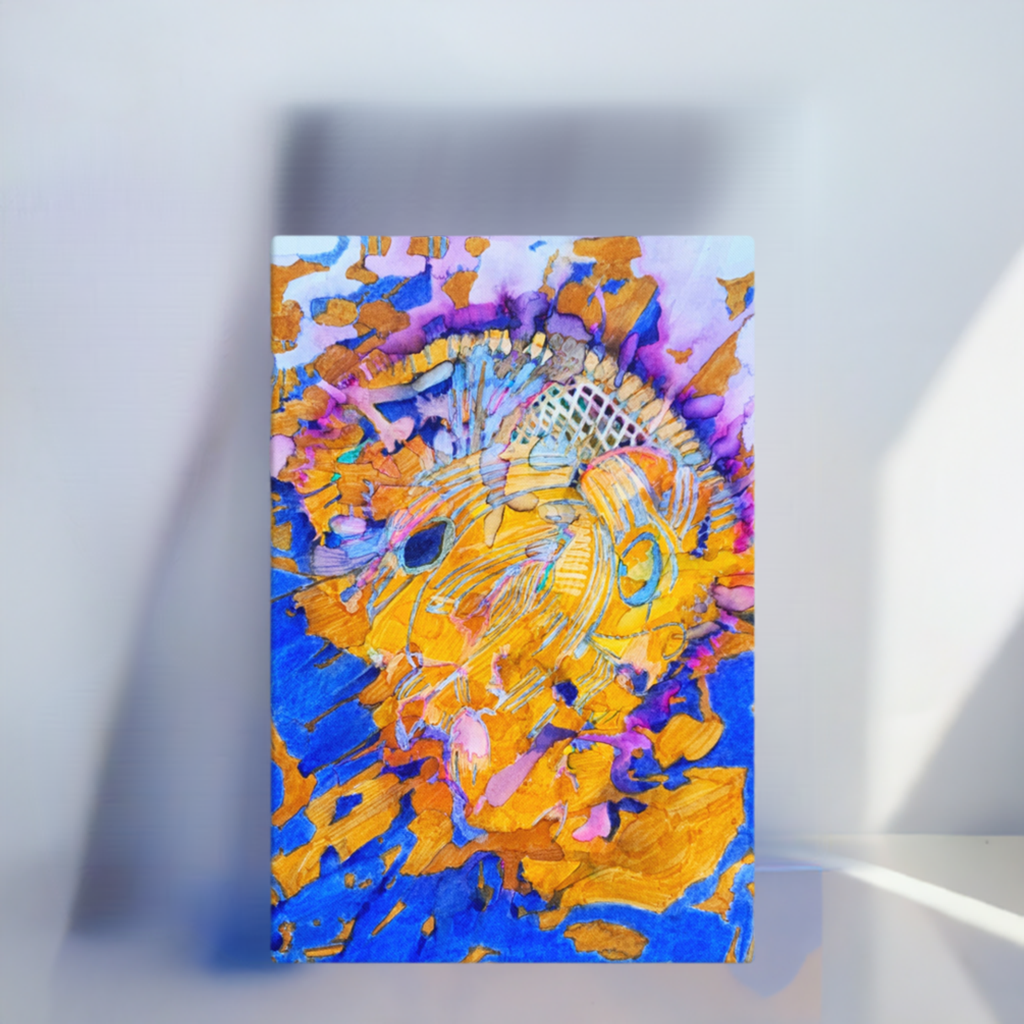 In Plain Sight Abstract Large Artwork Canvas Print Unframed 40x60