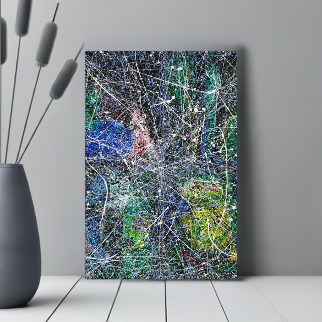 Hidden Places Abstract Large Artwork Canvas Print 40x60