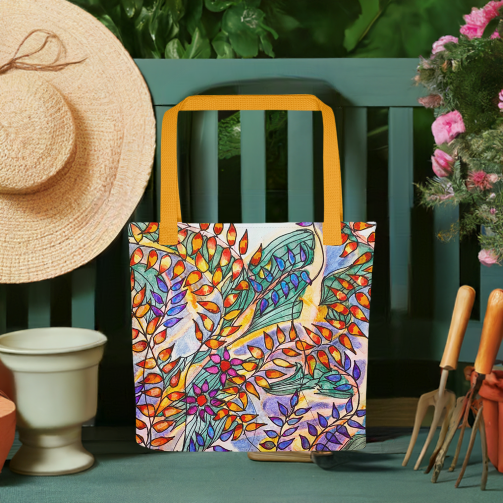 Rust Leaves Tote bag