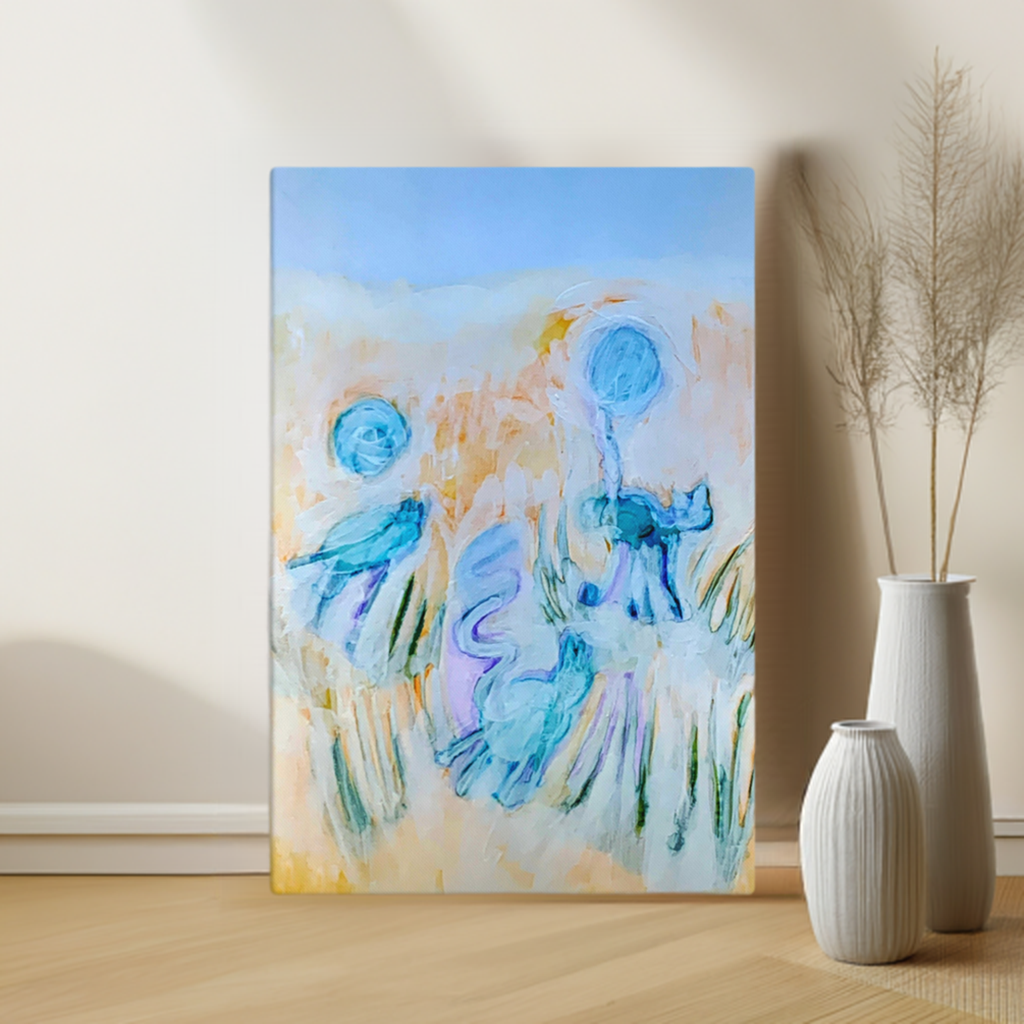 Softly Abstract Large Artwork Canvas Print 40x60