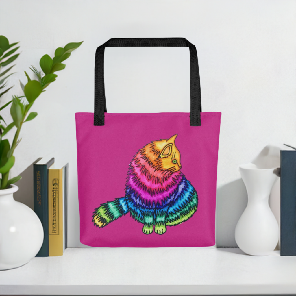 Rainbow Cat Tote bag