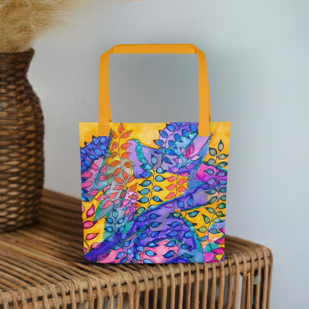 Sunrise Leaves Tote bag