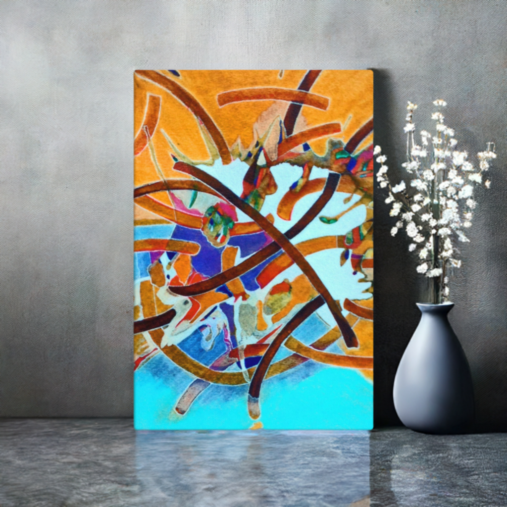 Unexpected Abstract Canvas Print Unframed 40x60