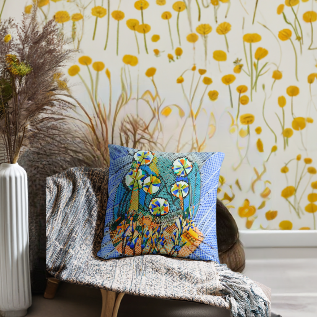 Dandelion Throw Pillow