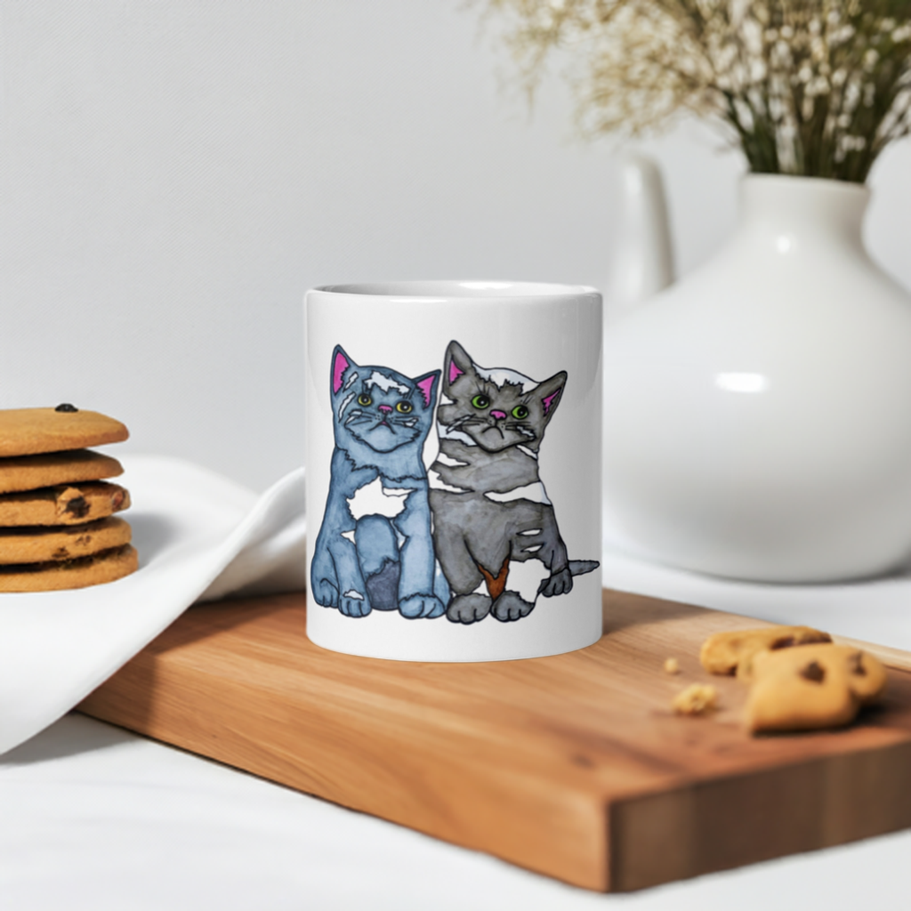 Two Kittens Cat Mug