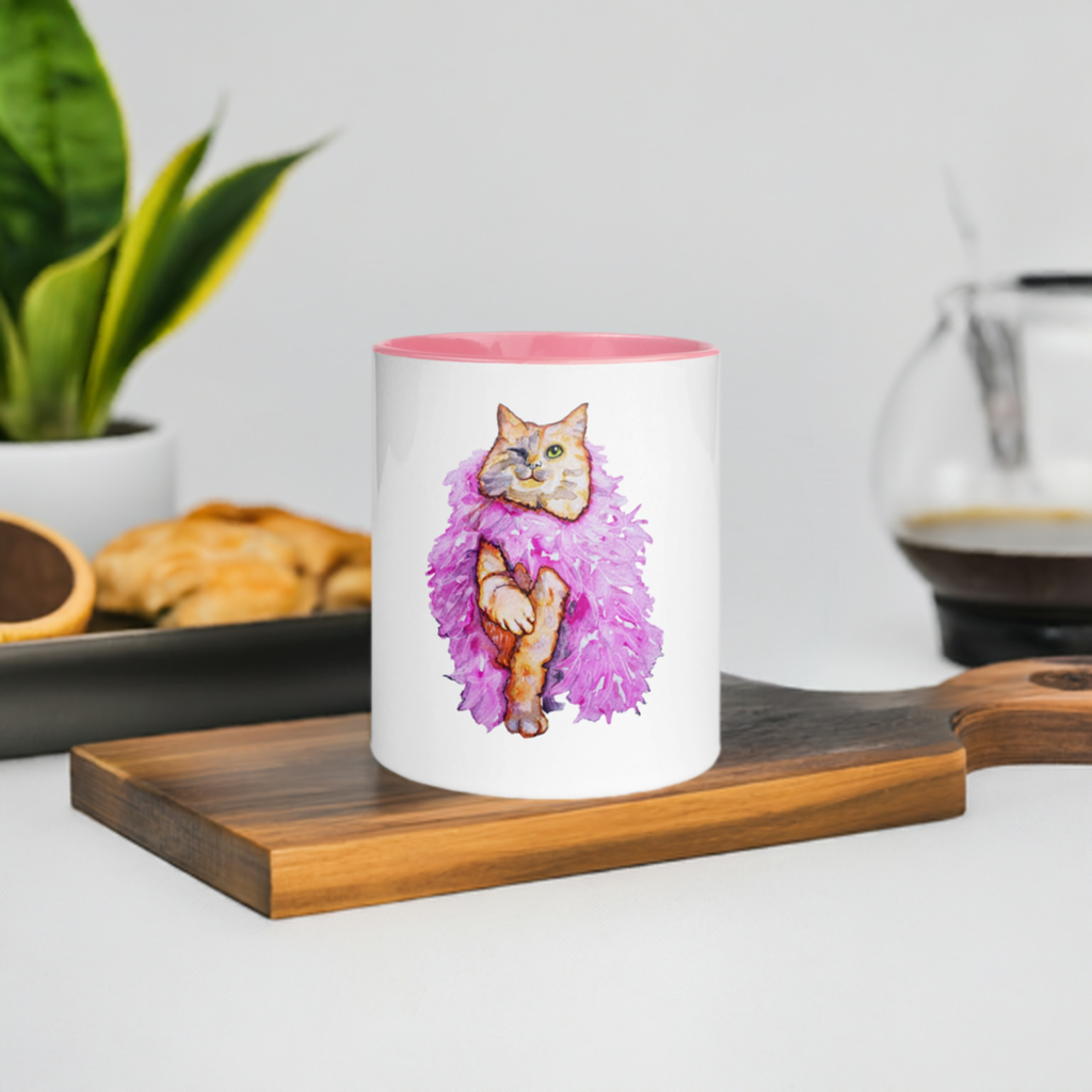 Boa Wink Cat Mug