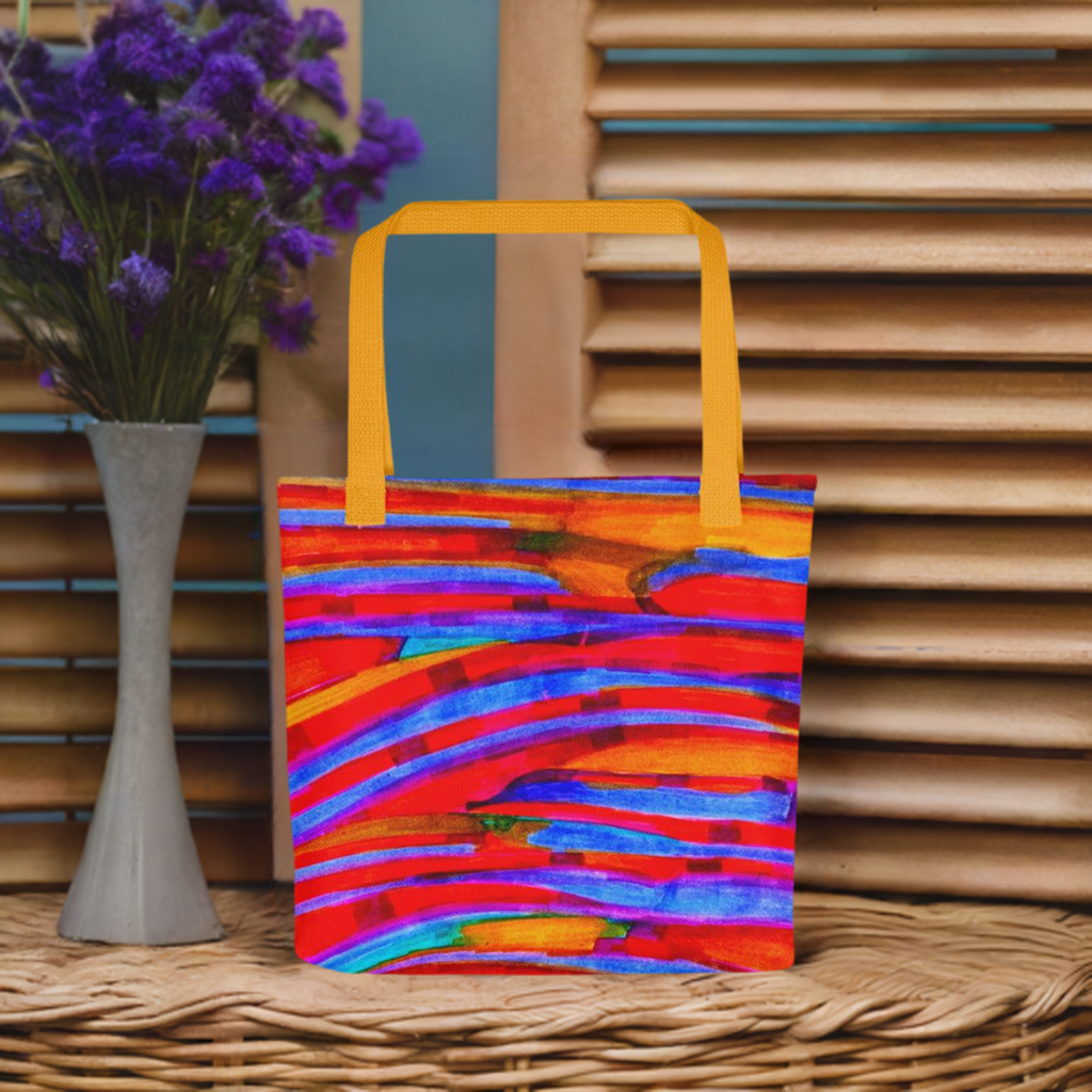 Gentle Slopes Abstract Tote bag