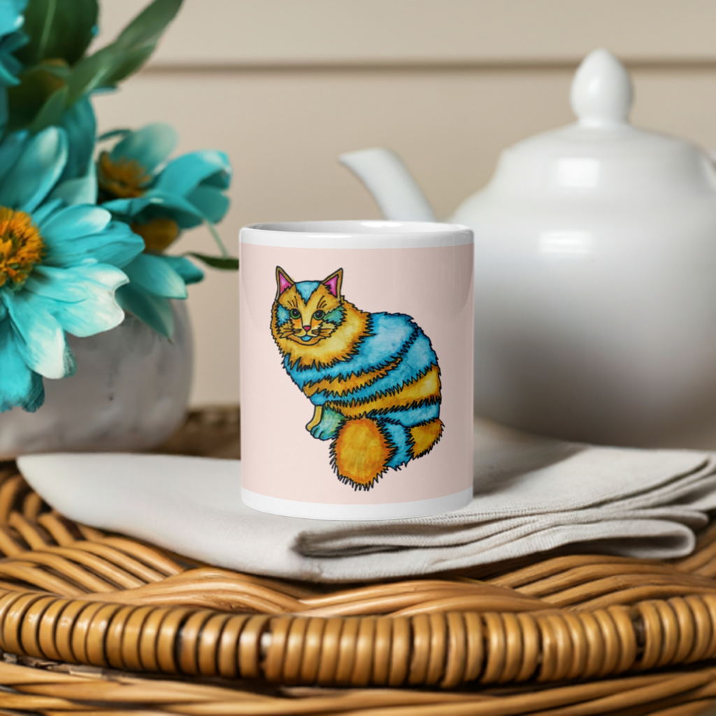 Two Toned Cat Mug