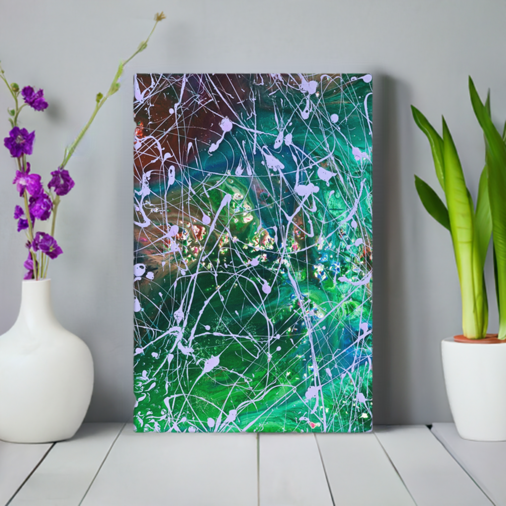 Lost in Thought Abstract Large Artwork Canvas Print 40x60