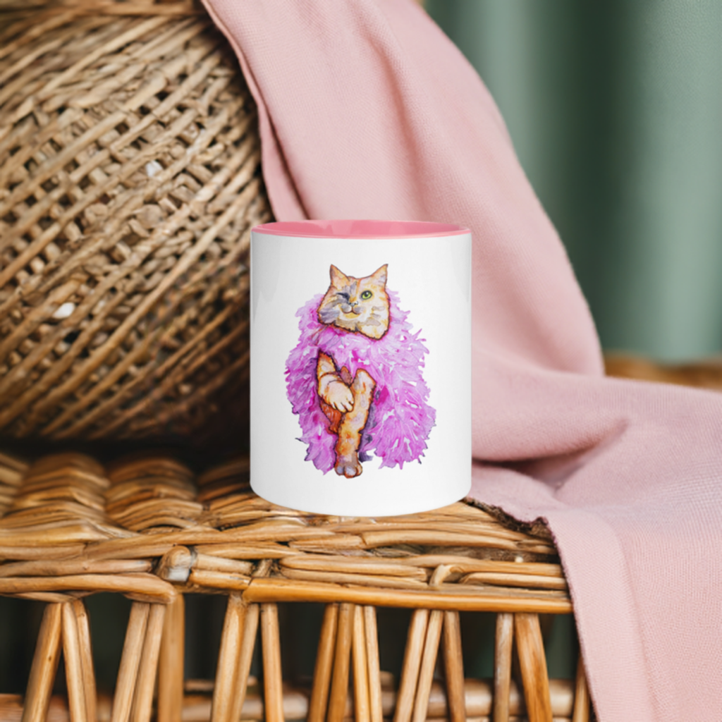 Boa Wink Cat Mug