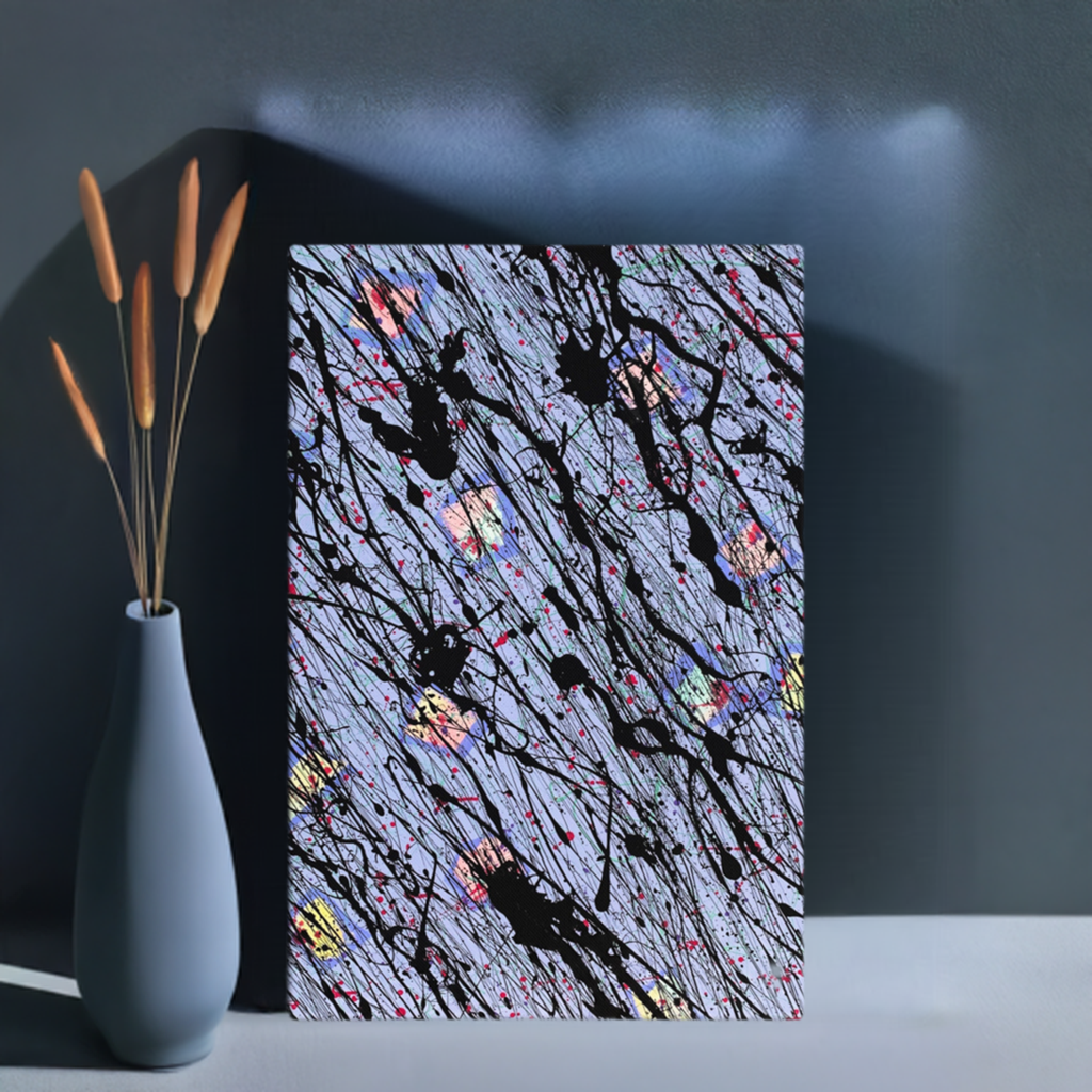 Night Flight Abstract Large Artwork Canvas Print 40x60