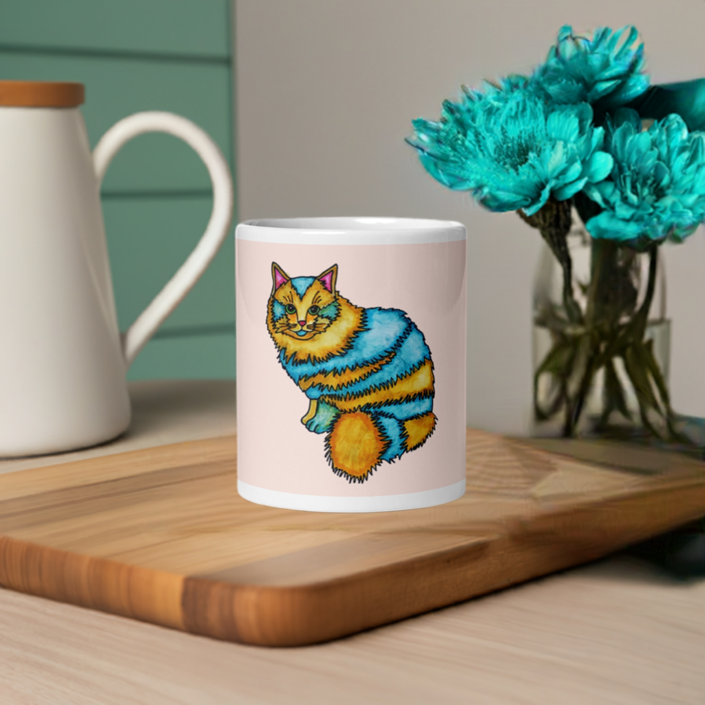 Two Toned Cat Mug