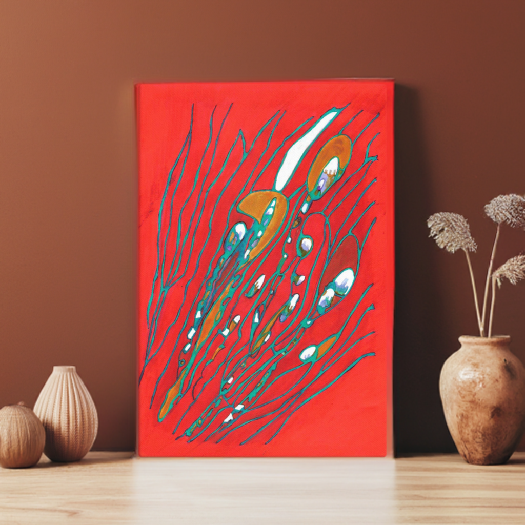 August Abstract Large Artwork Canvas Print 40x60