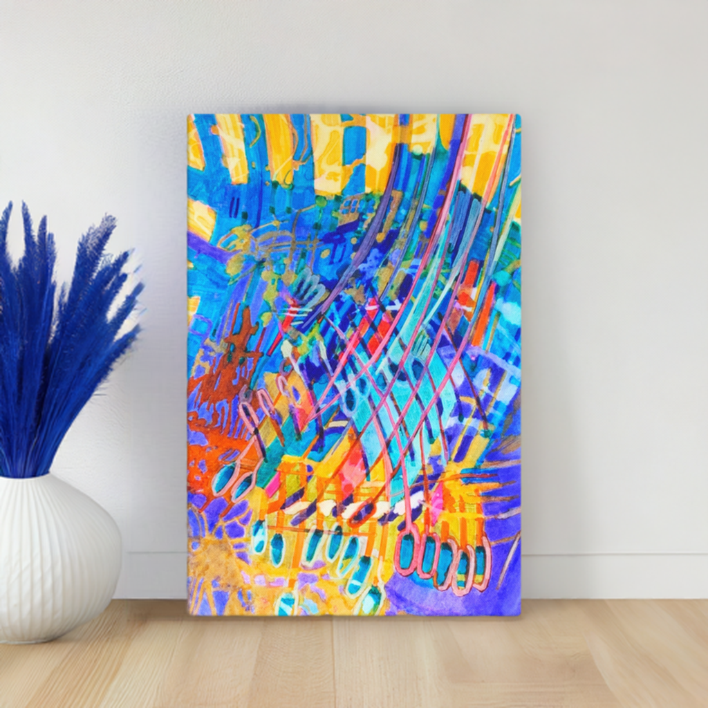 Ray of Hope Abstract Large Artwork Canvas Print 40x60