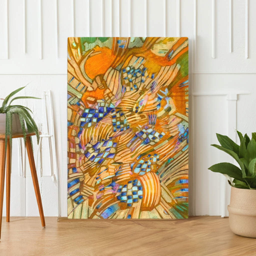 No Parking Abstract canvas print unframed