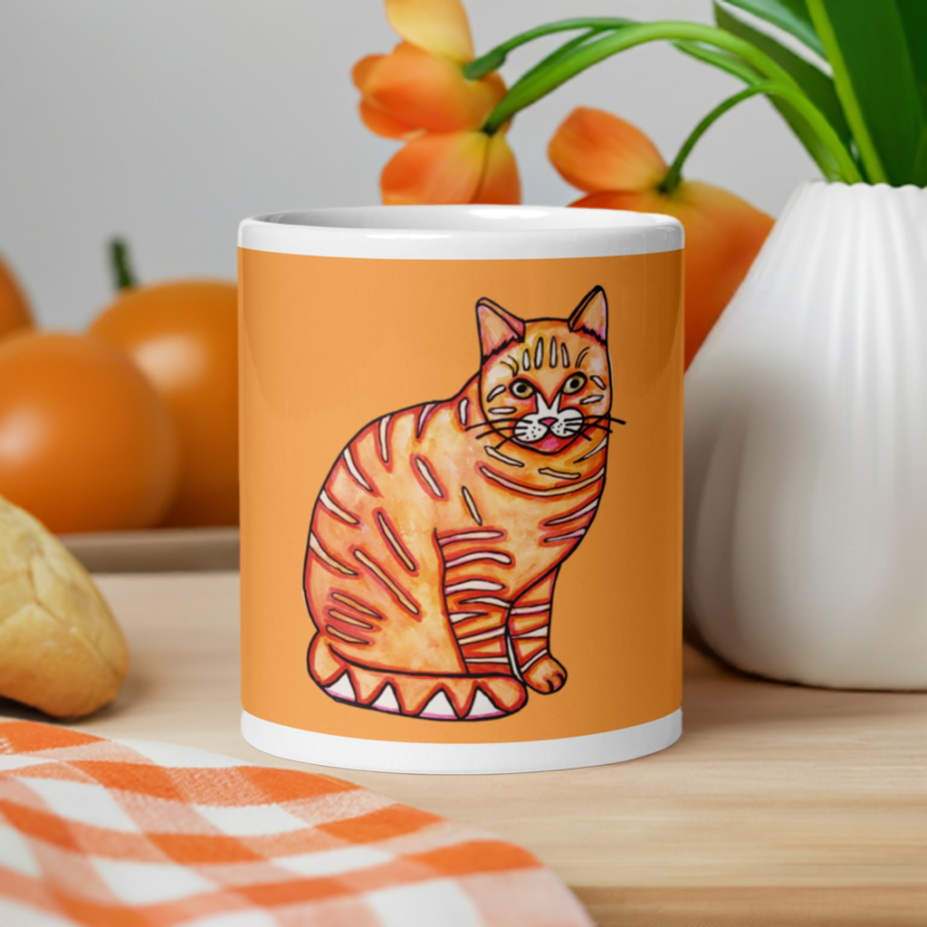 Orange Tabby Cat Mug