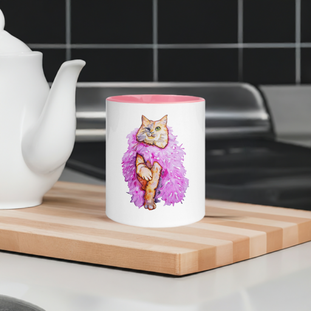Boa Wink Cat Mug