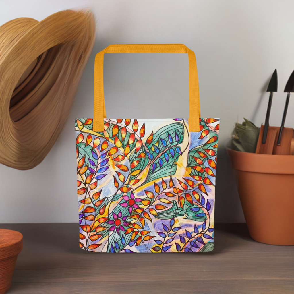 Rust Leaves Tote bag