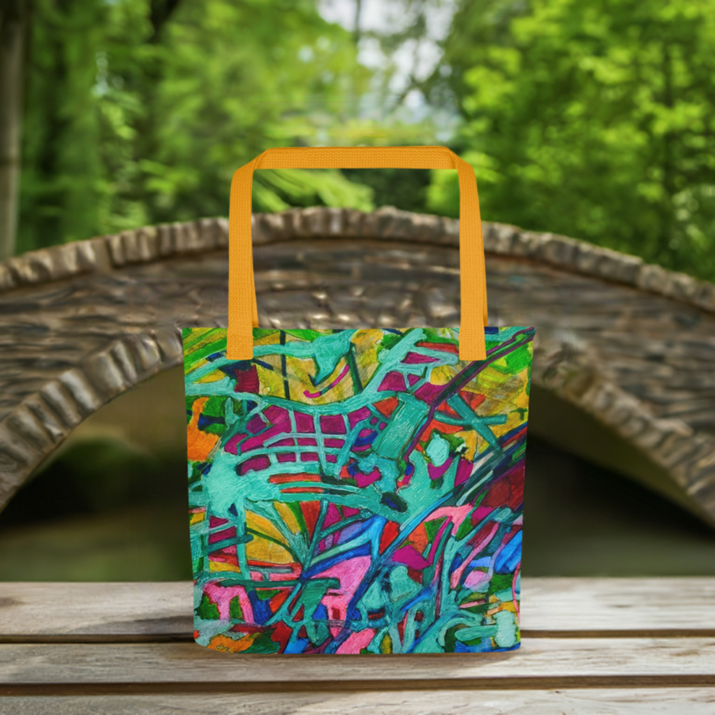 Overgrown Bridge Tote Bag