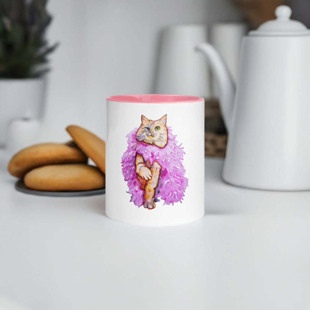 Boa Wink Cat Mug
