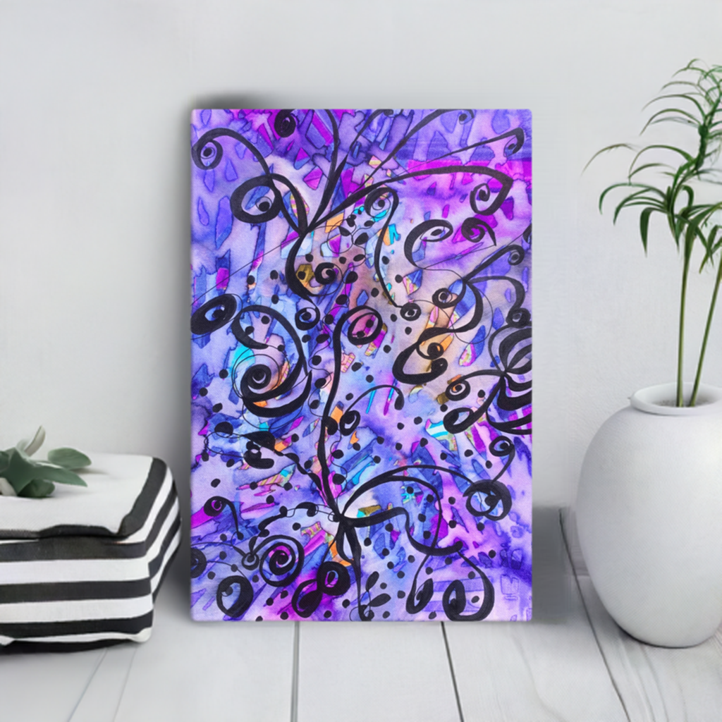 Party Time Abstract Large Artwork Canvas Print 40x60