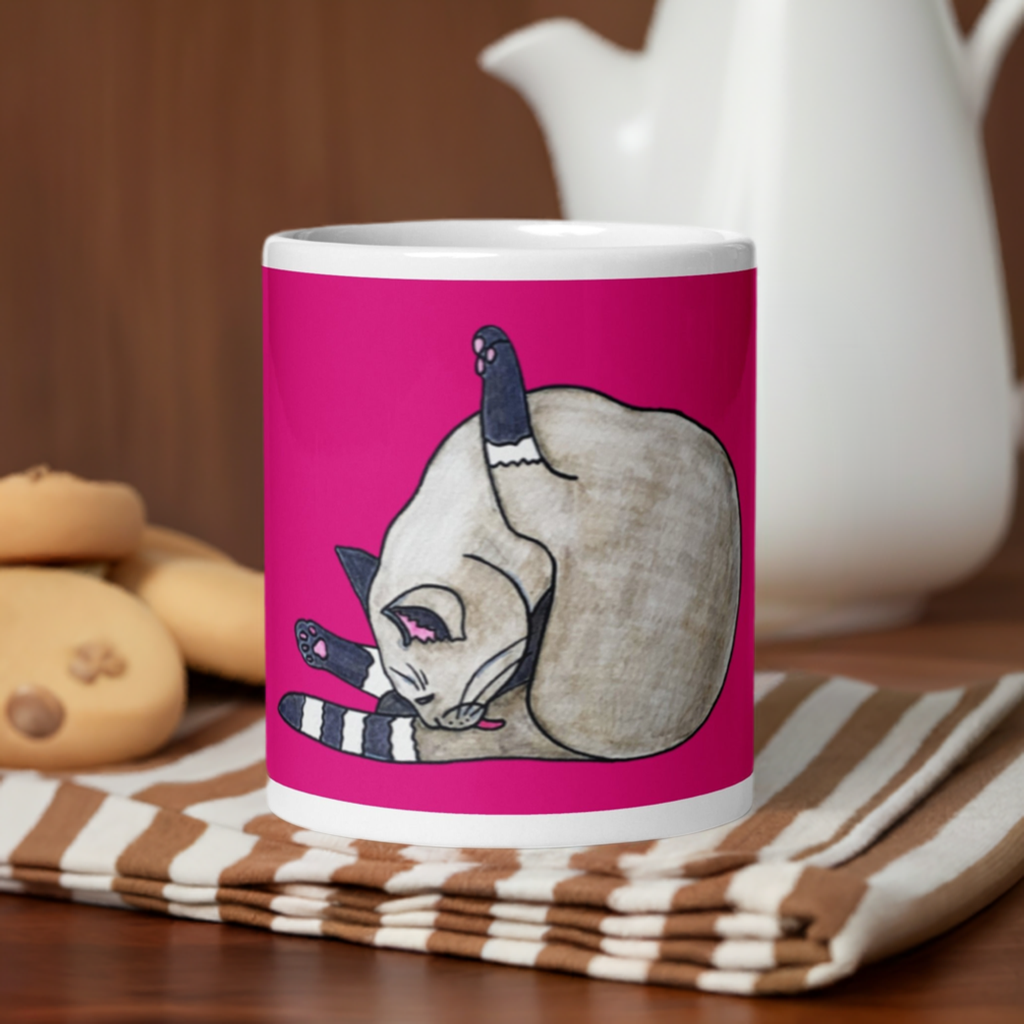 Bath Time Cat Mug