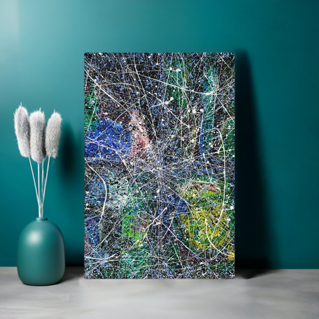 Hidden Places Abstract Large Artwork Canvas Print 40x60