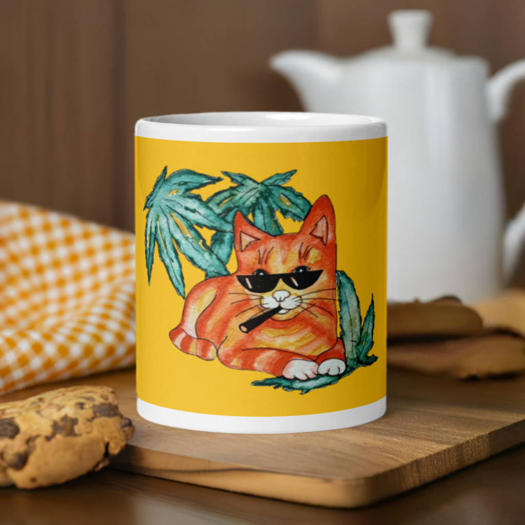 Cool Ginger Cat Mug
