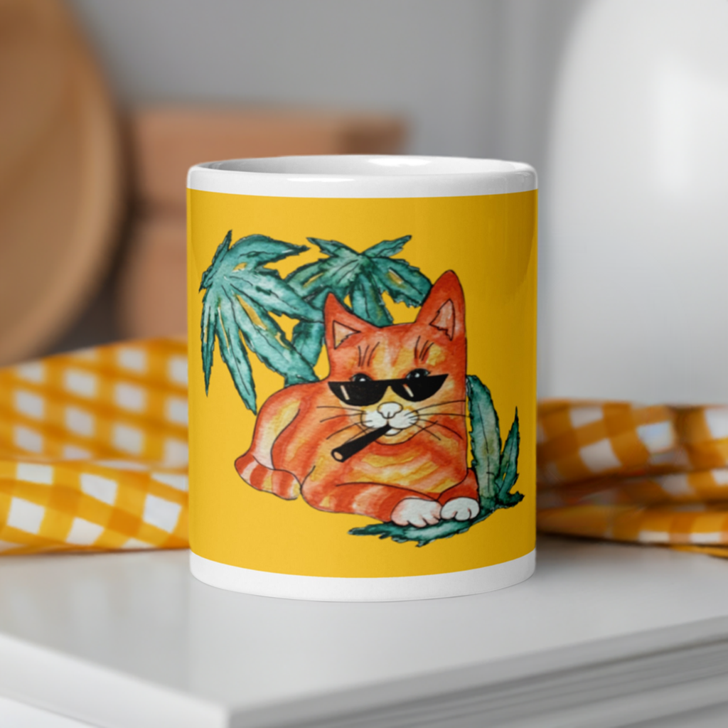 Cool Ginger Cat Mug