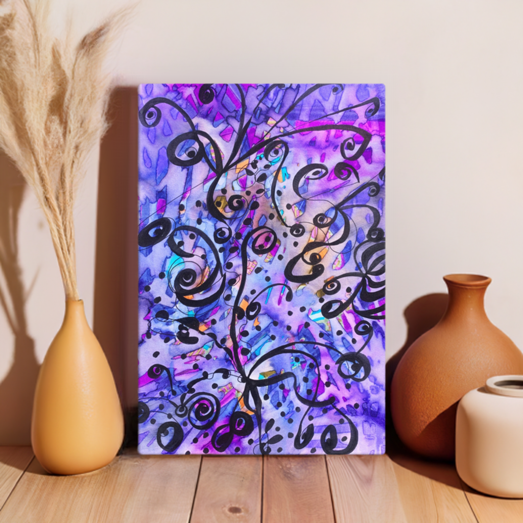 Party Time Abstract Large Artwork Canvas Print 40x60