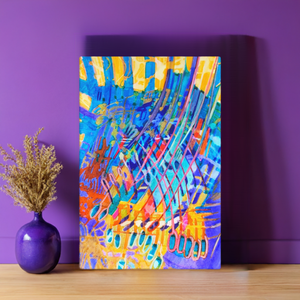Ray of Hope Abstract Large Artwork Canvas Print 40x60
