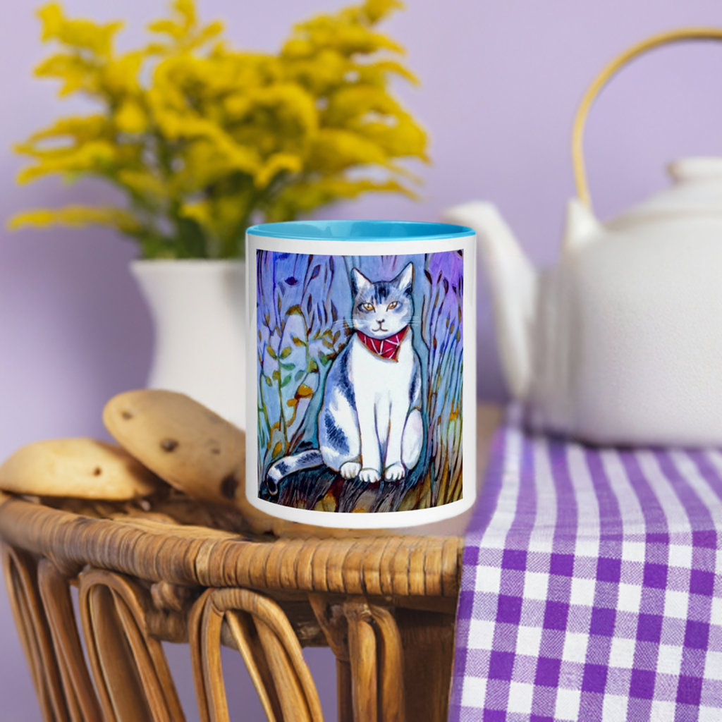 Cat in Scarf Mug