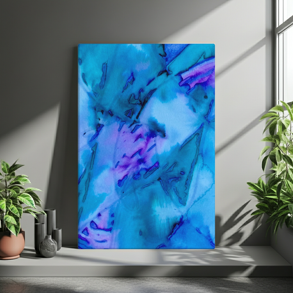 Show Stopper Abstract Canvas Print Unframed