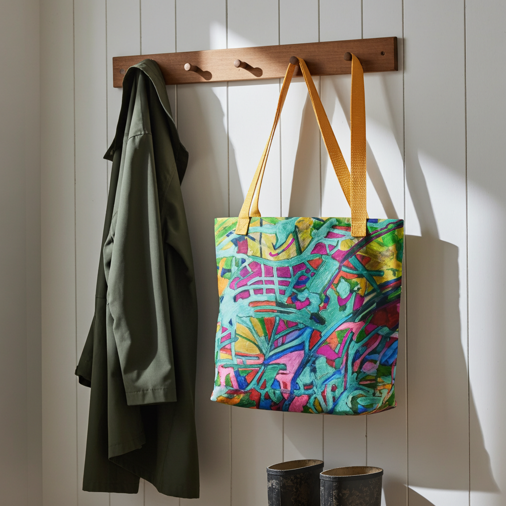 Overgrown Bridge Tote Bag