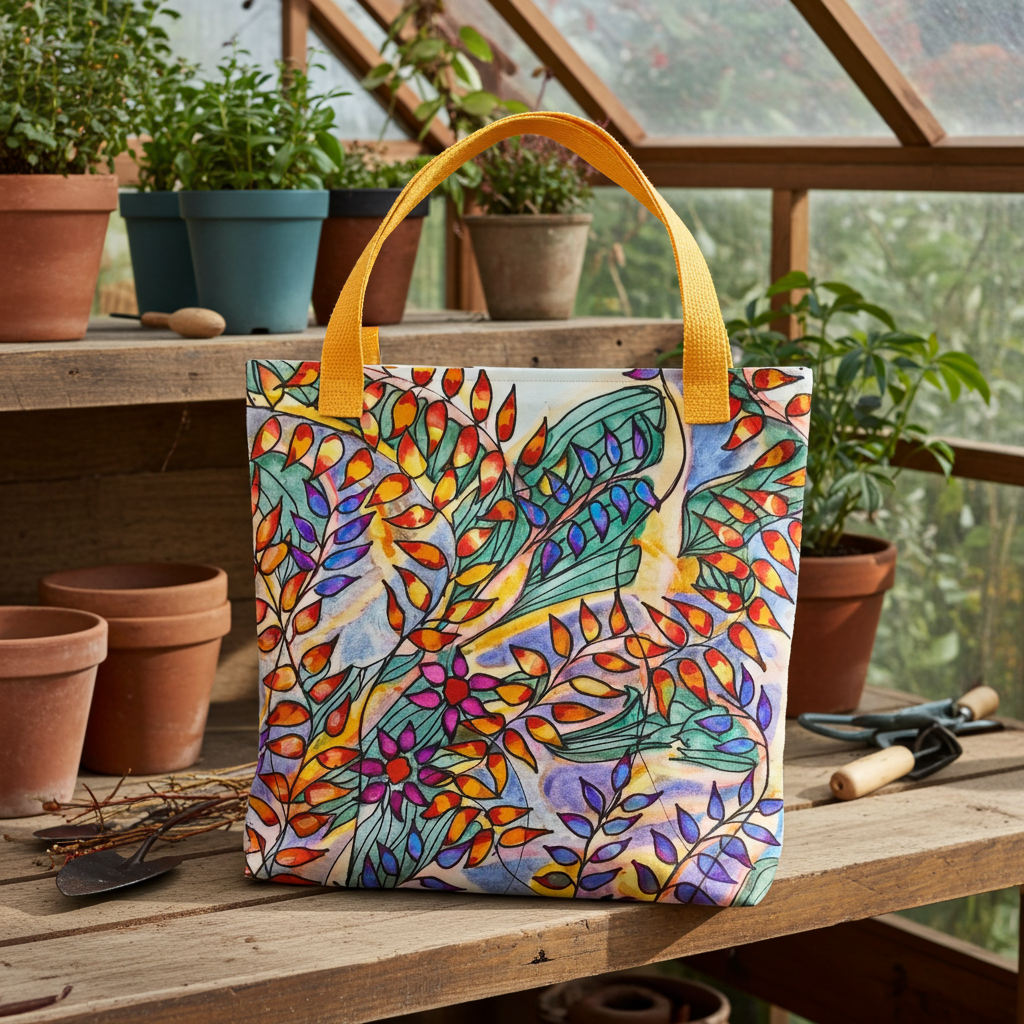 Rust Leaves Tote bag