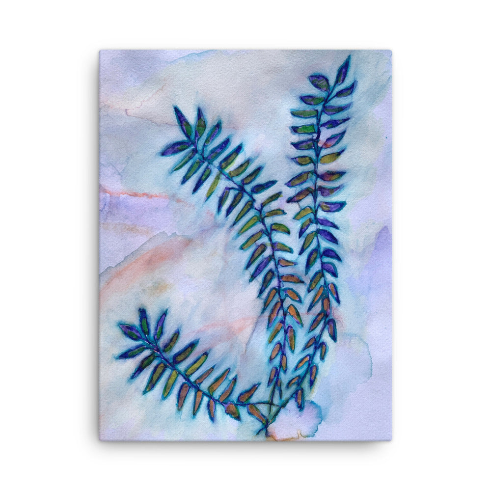 Blue Leaves Thin canvas